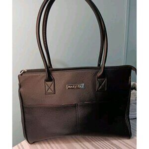 Mary Kay Large Zippered Black Tote Bag 17 by 12 inches high‎